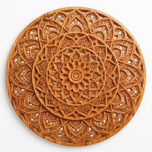 Wooden Mandala Wall Plaque